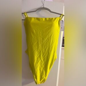 NWT Shade & Shore High-Leg Cheeky Swimsuit